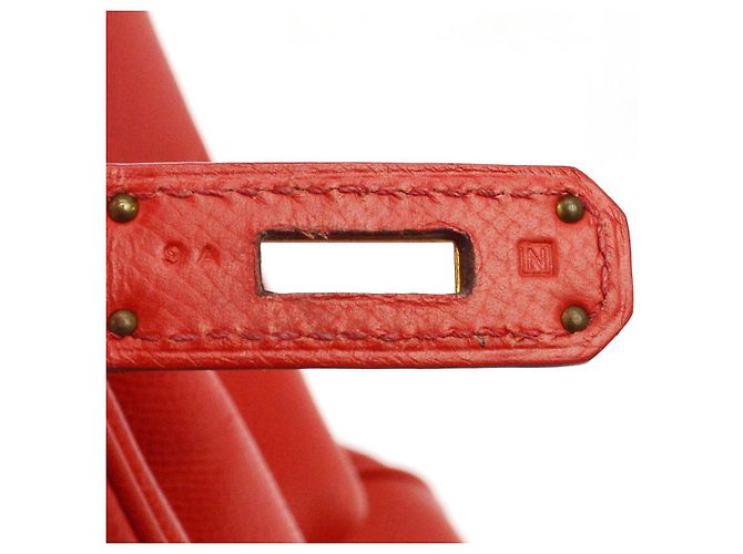 Hermès Hermes Birkin Red Epsom with Gold Hardware 40 - view 5
