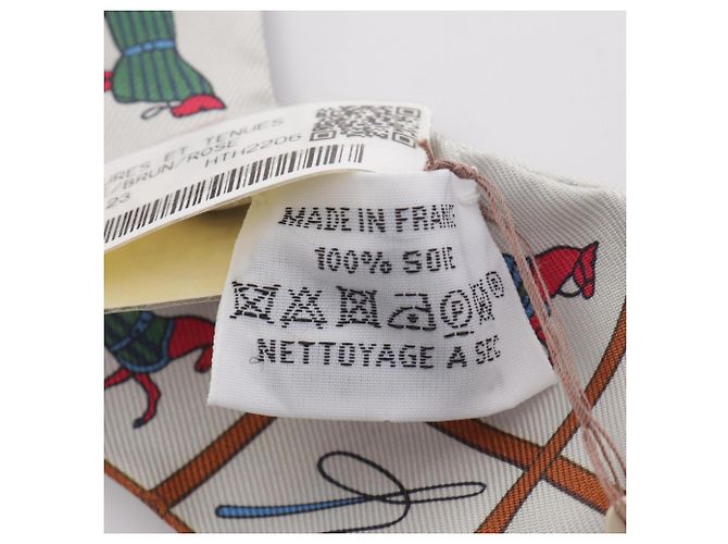 Hermès Hermes Twilly Couvertures et Tenues de Jour Ribbon Scarf - vista 5