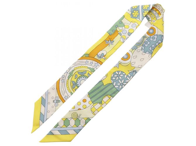 Hermès Hermes Twilly Les Murmures de la Foret Seidenschal - Ansicht 3