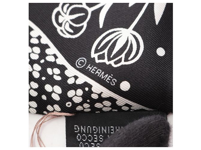 Hermès Hermes Twilly Les Leopards Bandana Scarf Muffler - vista 4