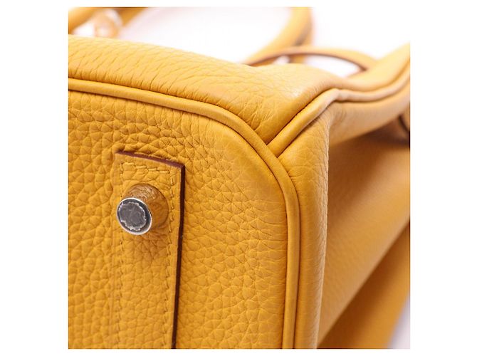 Hermès Borsa Hermes Birkin 30 Jaune Ambre - vista 8