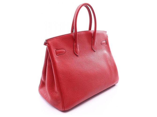 Hermès Borsa Hermes Birkin 35 in Rouge Vif - vista 2