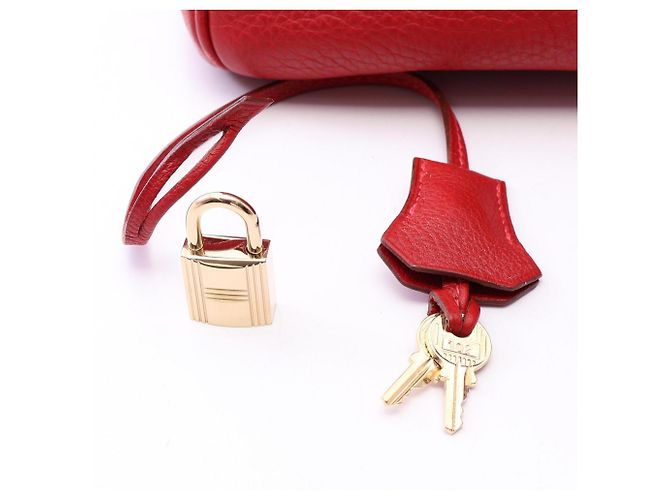 Hermès Borsa Hermes Birkin 35 in Rouge Vif - vista 6
