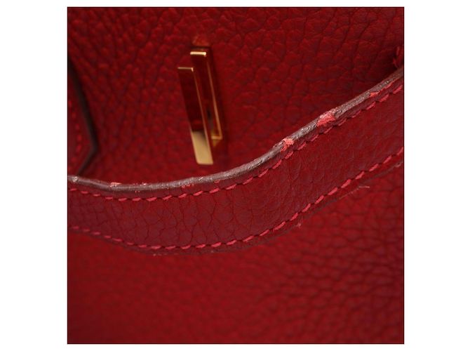 Hermès Borsa Hermes Birkin 35 in Rouge Vif - vista 7