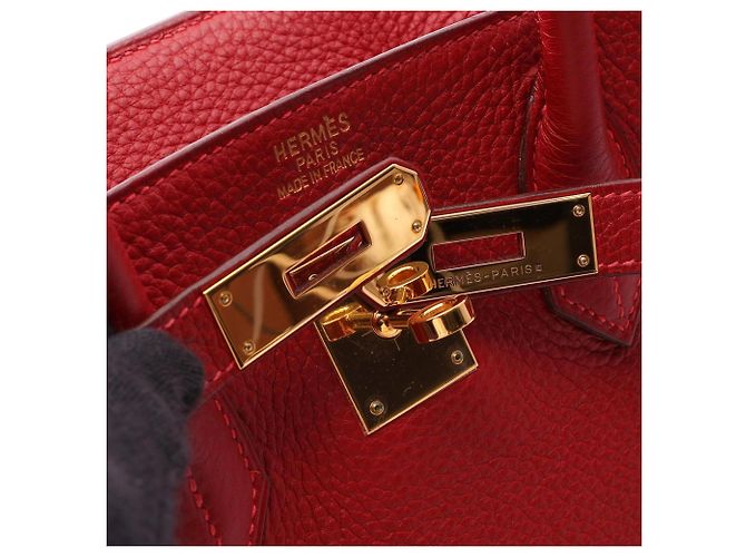 Hermès Borsa Hermes Birkin 35 in Rouge Vif - vista 8