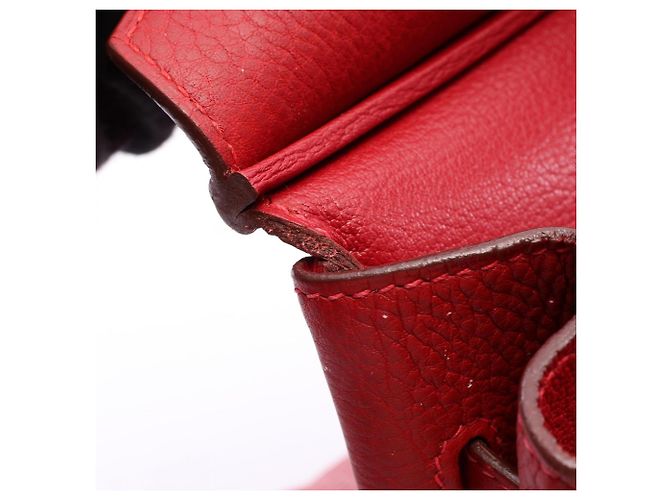 Hermès Borsa Hermes Birkin 35 in Rouge Vif - vista 9