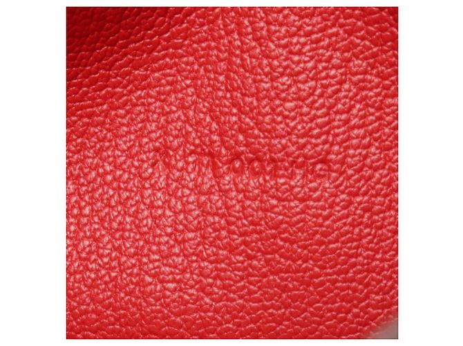 Béarn Hermès Cartera larga bi-fold Hermes Bearn Soufflet Rouge Casaque - vista 5