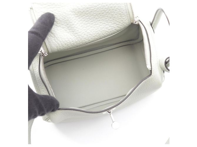 Hermès Borsa a tracolla Hermes Lindy Mini Grisneve - vista 3