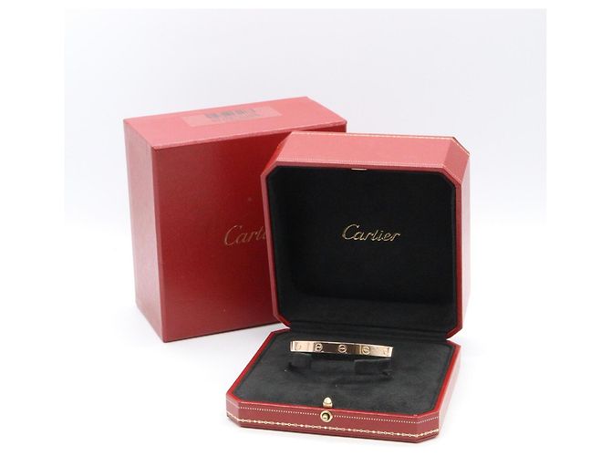 Bracciale Cartier Open Love Charm in oro rosa 18K - vista 4