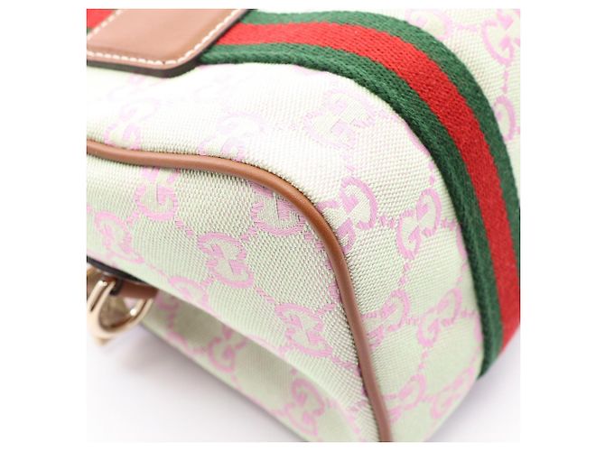 Borsa a mano 2-Way Gucci GG Canvas Sherry Line - vista 5