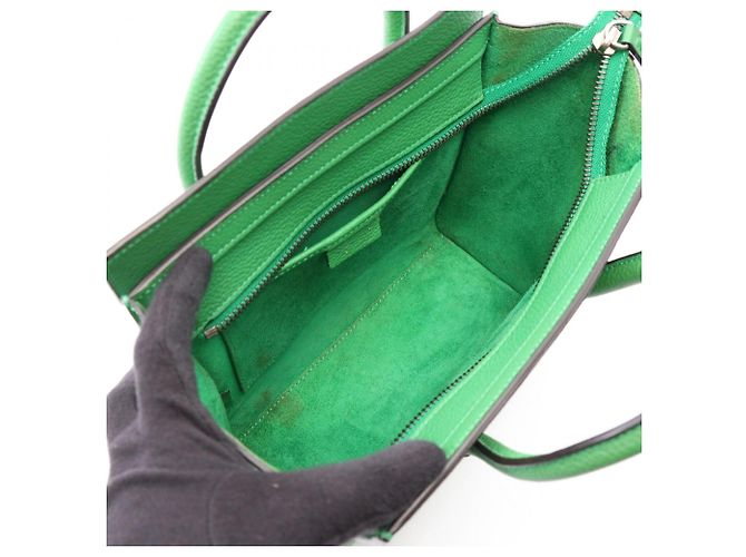 Céline Borsa a mano Celine Luggage Nano Shopper - vista 3