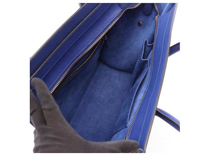 Céline Borsa a mano Celine Luggage Mini Shopper - vista 3