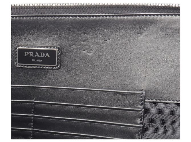 Borsa a pochette da viaggio Prada Saffiano - vista 5