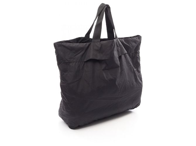 Borsa Tote Prada in nylon nero - vista 2