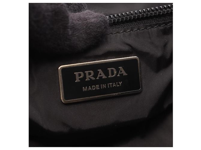 Borsa Tote Prada in nylon nero - vista 4