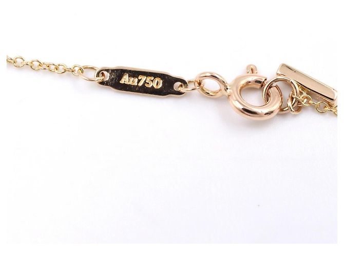 Autre Marque Collana Tiffany & Co. T Smile Small in oro rosa 18K - vista 4