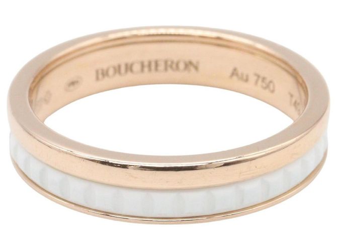 Anello Boucheron Quatre White in oro rosa 18K - vista 2
