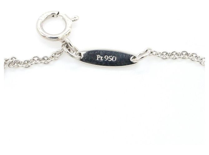 Autre Marque Bracciale Tiffany & Co. By The Yard in acquamarina e diamanti - vista 5