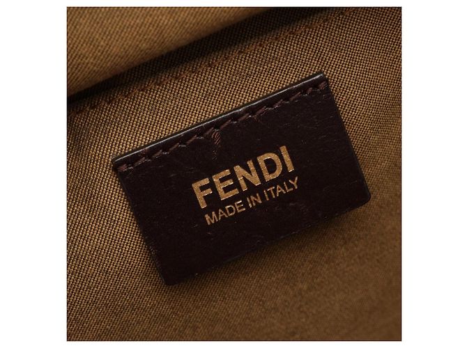 Borsa a tracolla Fendi Zucca - vista 4