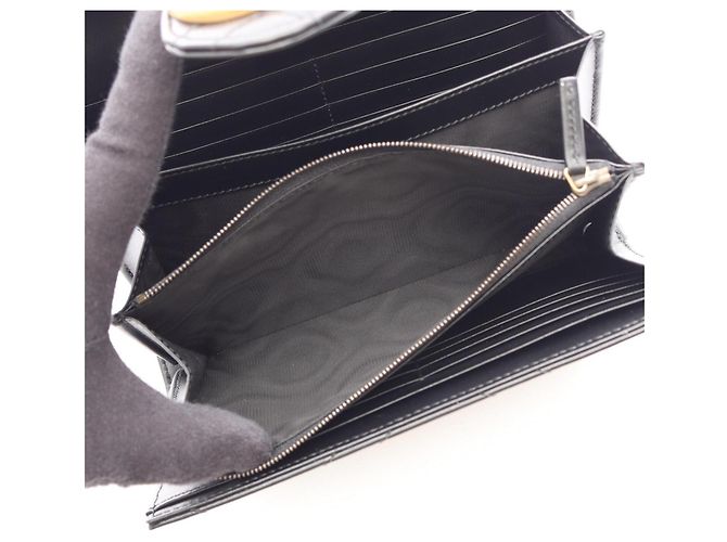 Borsa a tracolla Gucci GG Marmont in pelle nera - vista 4