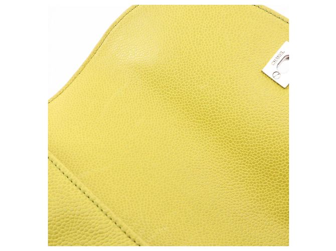 Zaino/Borsa Chanel Coco Mark in Yellow - vista 10