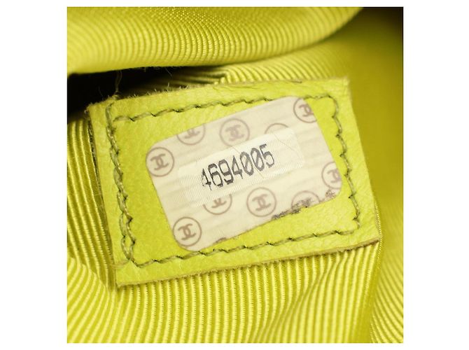 Zaino/Borsa Chanel Coco Mark in Yellow - vista 5