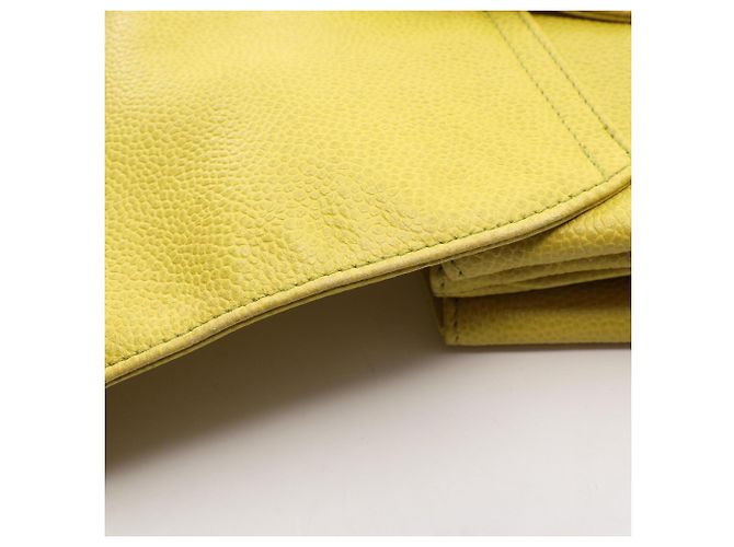 Zaino/Borsa Chanel Coco Mark in Yellow - vista 8