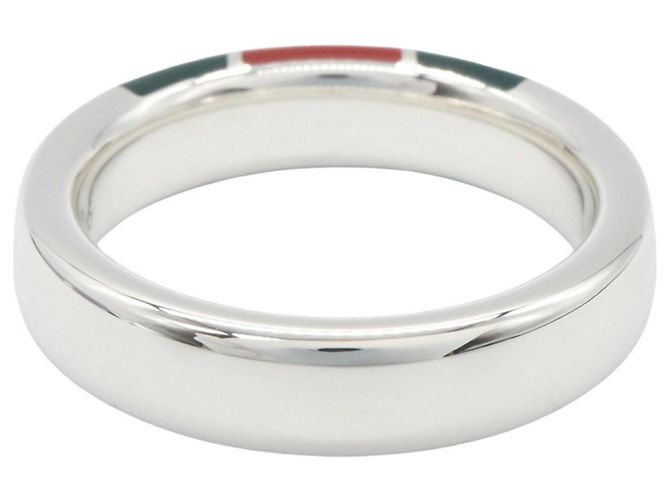Anello Gucci Web Stripe in argento sterling - vista 3