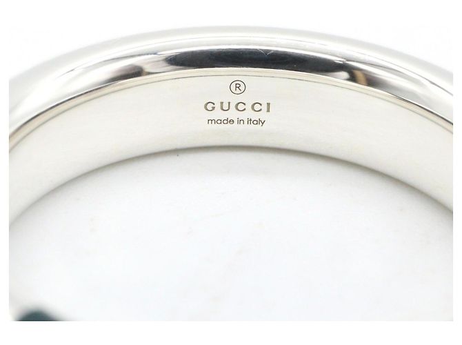 Anello Gucci Web Stripe in argento sterling - vista 4