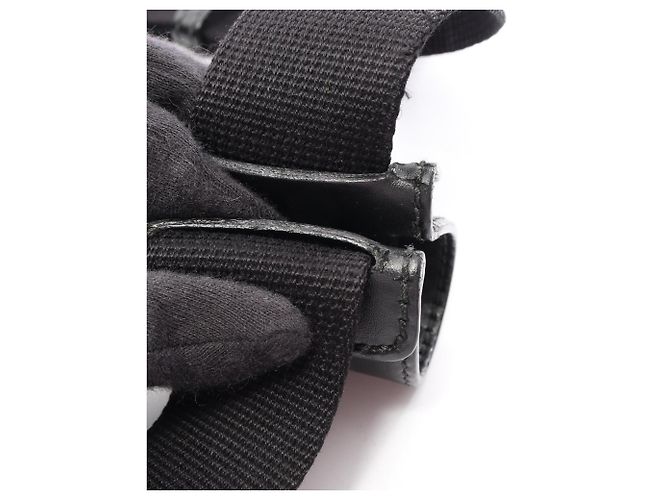 Borsa a tracolla Gucci Guccissima in pelle nera - vista 7