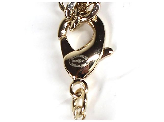 Chanel Collana Coco Lion Perle Nere Oro - vista 8