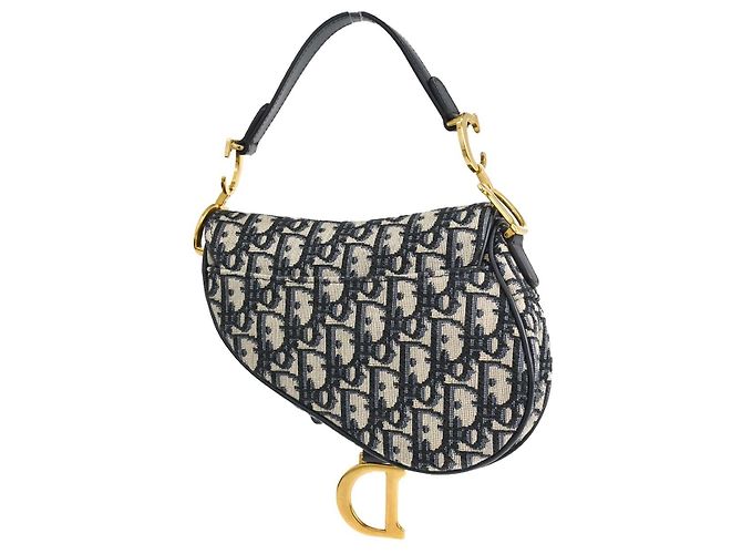 Christian Dior Saddle Oblique Canvas Small - vista 2