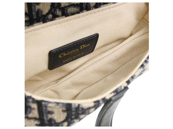 Christian Dior Saddle Oblique Canvas Small - vista 3