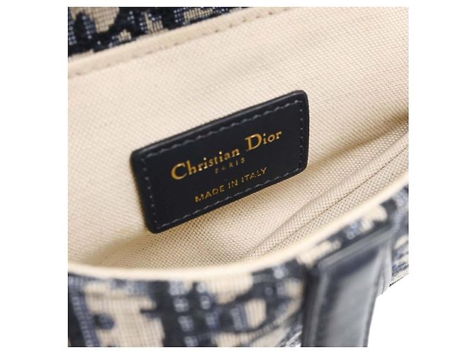 Christian Dior Saddle Oblique Canvas Small - vista 4