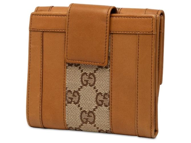 Portafoglio bi-fold Gucci GG Canvas - vista 2