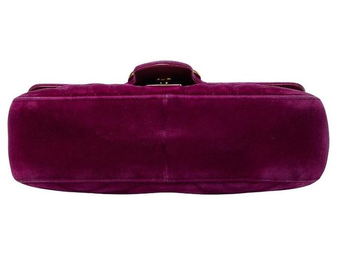 Borsa a tracolla Gucci GG Marmont matelassé con catena - vista 3