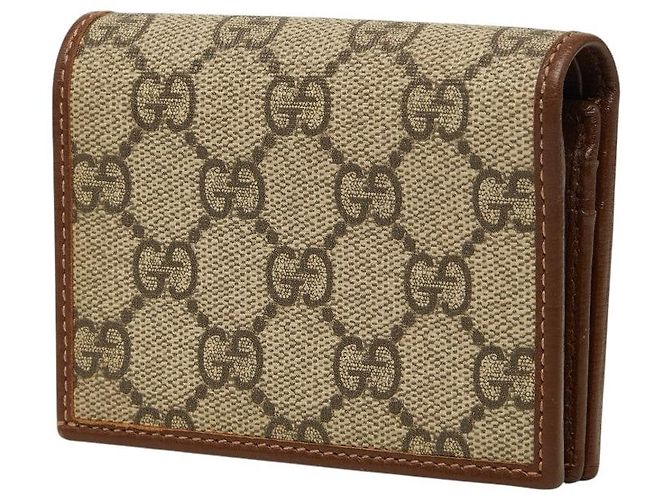 Portafoglio corto Gucci GG Supreme Horsebit 1955 - vista 2