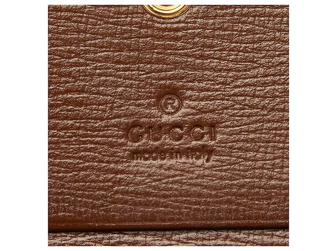 Portafoglio corto Gucci GG Supreme Horsebit 1955 - vista 8