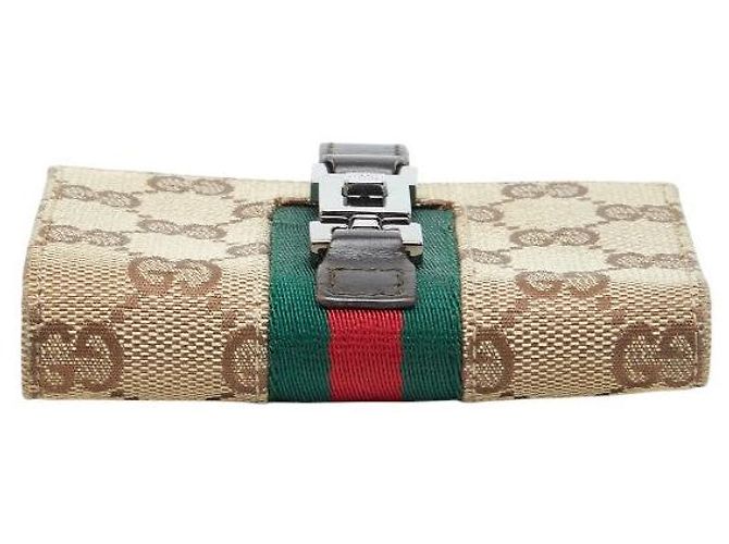 Portafoglio bi-fold Gucci Jackie Sherry Line - vista 3