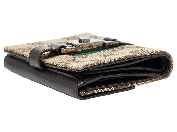 Portafoglio bi-fold Gucci Jackie Sherry Line - vista 5