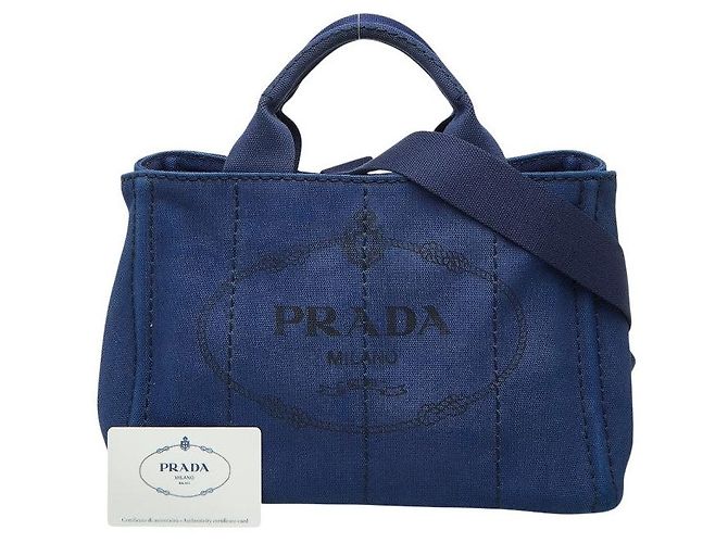 Mini borsa a mano Prada Canapa - vista 10