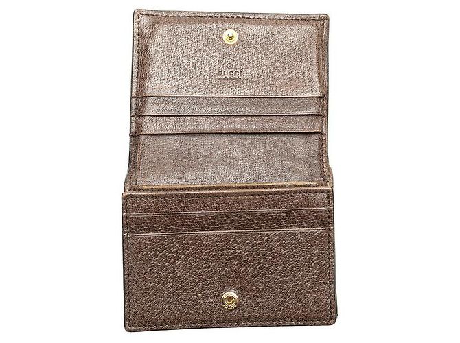 Portafoglio compatto bi-fold Gucci Ophidia GG Supreme - vista 4