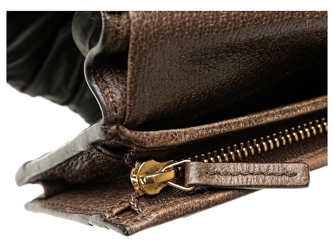 Portafoglio compatto bi-fold Gucci Ophidia GG Supreme - vista 9
