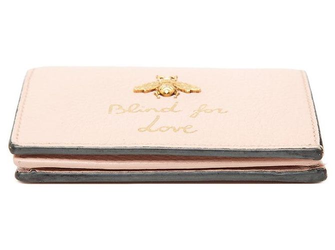Portafoglio corto Gucci Animalier Bee - vista 3