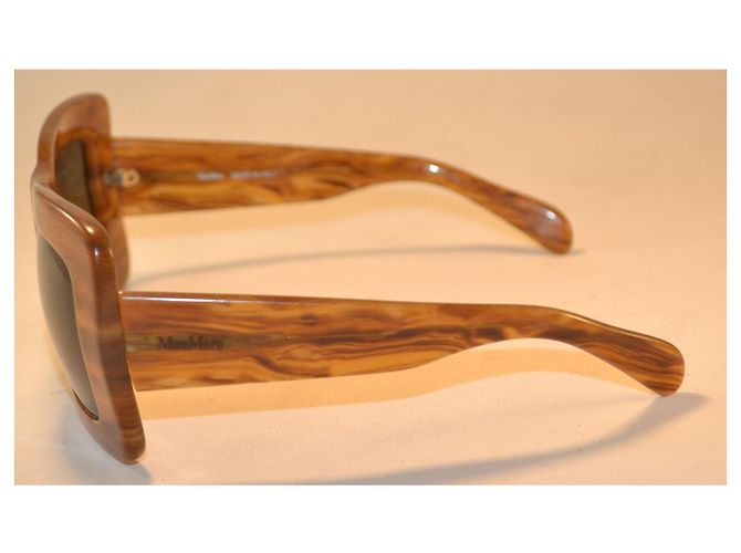 Max Mara occhiali da sole MM 8/S in acetato marrone - vista 3