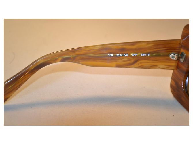 Max Mara occhiali da sole MM 8/S in acetato marrone - vista 7