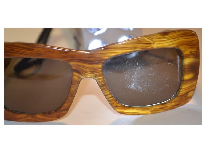 Max Mara occhiali da sole MM 8/S in acetato marrone - vista 9