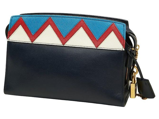 Borsa a tracolla Prada Esplanade Saffiano - vista 2