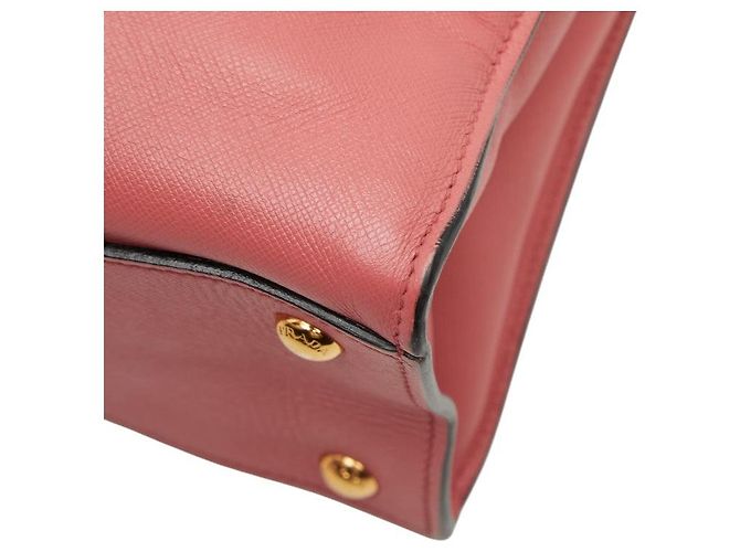 Borsa Prada con placca logo triangolare - vista 6