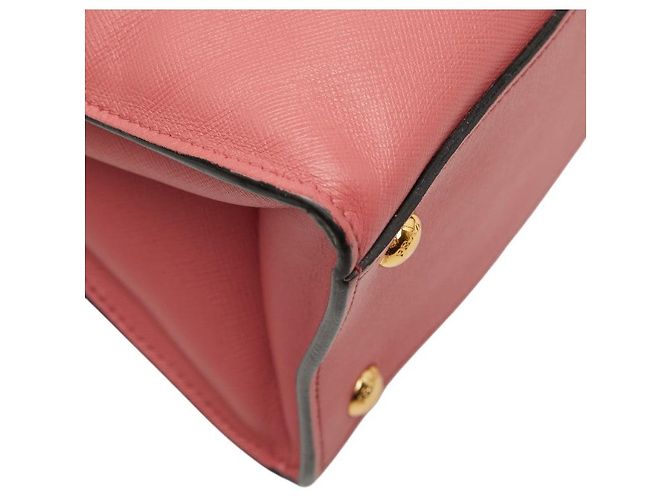 Borsa Prada con placca logo triangolare - vista 7